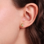 Ohrstecker 750/18 K Gelbgold Teddybär mit Zirkonia - 179151.6Z