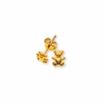 Ohrstecker 750/18 K Gelbgold, Teddybär
