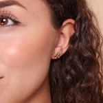 Ohrstecker 750/18 K Roségold mit Diamanten 0.16 ct H/si - OR-098328-RG