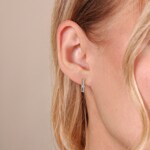 Ohrstecker 750/18 K Roségold mit Diamanten 0.22 ct H/si - OR-73158-RG