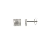 Ohrstecker 750/18 K Weissgold