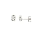 Ohrstecker 750/18 K Weissgold