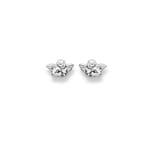Clous d'oreilles or gris 750/18 ct Ange - 1263.03882/0001