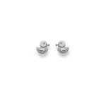 Clous d'oreilles or gris 750/18 ct Canard - 1263.03669/0001