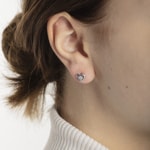 Ohrstecker 750/18 K Weissgold Herz - 1263.03625/0001