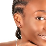 Ohrstecker 750/18 K Weissgold mit Diamant 0.20 ct H/si - OR-096951-10-WG