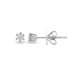 Ohrstecker 750/18 K Weissgold mit Diamant 0.21 ct H/si