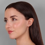 Clous d'oreilles or gris 750/18 ct avec diamants 0.13ct. H/p1 - 2.7002.31