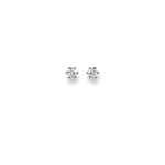 Ohrstecker 750/18 K Weissgold mit Diamanten 0.20ct W/Si