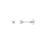 Ohrstecker 750/18 K Weissgold mit Diamanten 0.22ct H/si