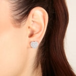 Ohrstecker 750/18 K Weissgold mit Diamanten 1.00 ct H/si by CHRISTIAN - OR-69282-WG