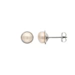 Ohrstecker 750/18 K Weissgold mit Süsswasserzuchtperlen