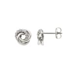 Ohrstecker 750/18 K Weissgold mit Zirkonia