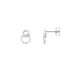Ohrstecker 750/18 K Weissgold mit Zirkonia