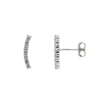 Ohrstecker 750/18 K Weissgold mit Zirkonia