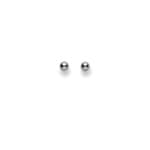 Clous d'oreilles or gris 750/18 ct Ø 3.0mm, Balle - 1263.03830/0032
