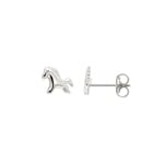 Ohrstecker 750/18 K Weissgold, Pferd