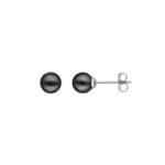 Ohrstecker 925 Silber rhodiniert mit Tahiti-Kulturperle Ø 6mm