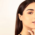 Stud Earrings 750/18 K Yellow and White Gold, Infinity - 163322.6