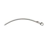 Omegakette Double Face 750/18 K Weissgold 2.5mm