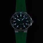 Oris Aquis Date Calibre 400 Grün / Kautschuk Ø 43.5mm - 01 400 7790 4157-07 4 23 47EB