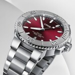 Oris Aquis Date Cherry Dial Ø 41.5mm - 01 733 7766 4158-07 8 22 05PEB