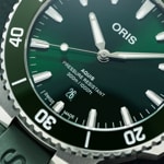 Oris Aquis Date Vert / Caoutchouc Ø 43.5mm - 01 733 7789 4157-07 4 23 37FC
