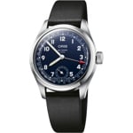 Oris Big Crown Pointer Date Calibre 403 Bleu en Cuir