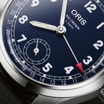 Oris Big Crown Pointer Date Calibre 403 Blue on Leather Strap - 01 403 7776 4065-07 5 19 11