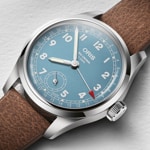 Oris Big Crown Pointer Date Calibre 473 Hellblau auf Lederband - 01 473 7786 4065-07 5 19 22FC