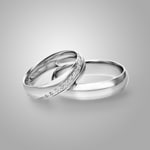 Paarringe 925 Silber Catania-Paar - CGZ1243