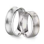 Paarringe 925 Silber Como-Paar - CGZ0816