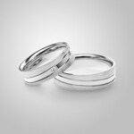 Paarringe 925 Silber Savona-Paar - CGZ0757