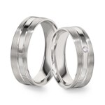 Paarringe 925 Silber Savona-Paar - CGZ0757