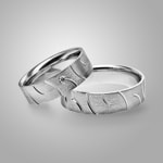 Paarringe 925 Silber Torino-Paar - CGZ0868