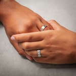 Paarringe 925 Silber Torino-Paar - CGZ0868