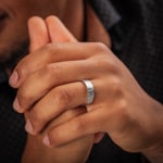 Paarringe 925 Silber Torino-Paar - CGZ0868