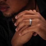 Paarringe 925 Silber Treviso-Paar - CGZ0939