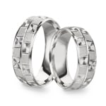 Paarringe 925 Silber Treviso-Paar - CGZ0939