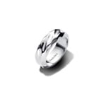 Pandora Essence Rippled Wide Band Ring 925 Silver
