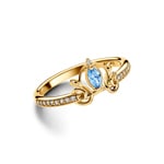 Pandora Gold Disney Cinderella's Carriage Ring - 163059C01