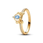 Pandora Gold Disney Cinderella's Carriage Ring