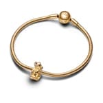 Pandora Gold Disney The Lion King Simba Charm - 763376C01