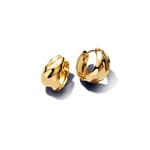 Pandora Gold Essence Rippled Hoop Earrings