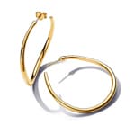 Pandora Gold Essence Organisch Geformte 42 mm Offene Ohrringe