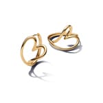 Pandora Gold Essence Créoles Cœur Organique