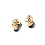 Pandora Gold Essence Organisch Geformte Steinbesetzte Ohrstecker - 264661C01
