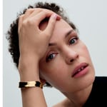 Pandora Gold Essence Bracelet Jonc Ouvert Épais de Forme Organique - 563302C00