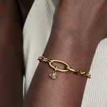 Pandora Gold ME Blauer Evil Eye Mini-Charm-Anhänger - 764609C01