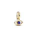 Pandora Gold ME Blauer Evil Eye Mini-Charm-Anhänger - 764609C01